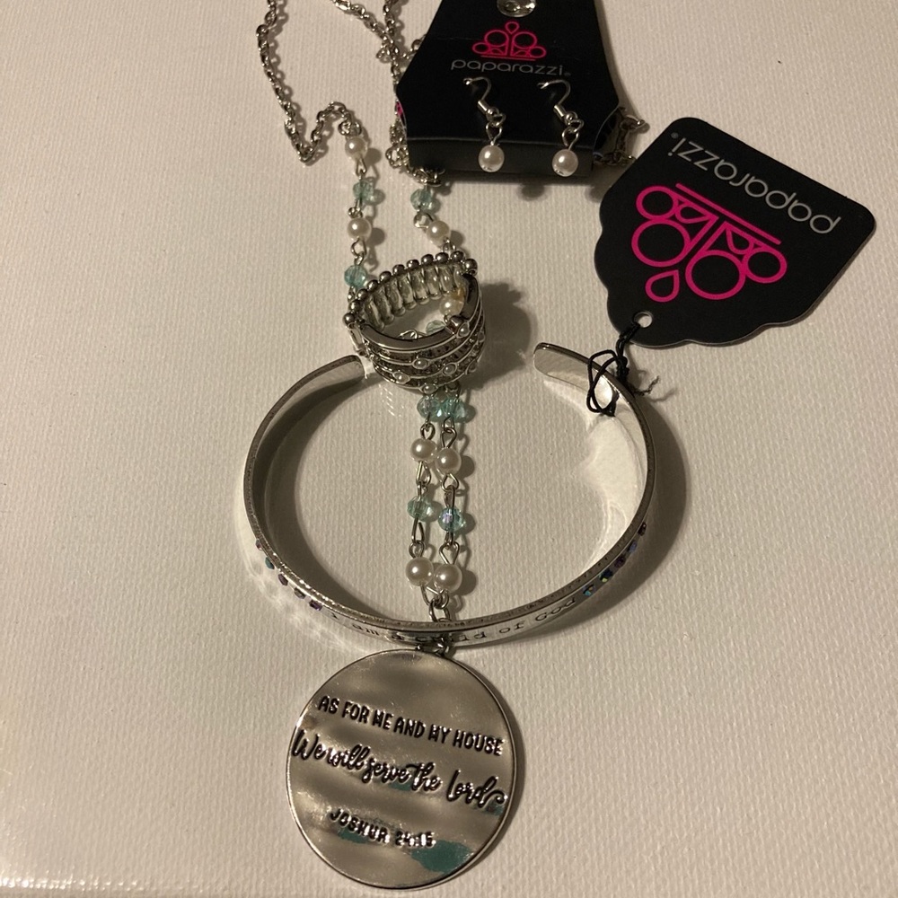 Paparazzi jewelry new with tags. Multiple pieces offered together as sets.